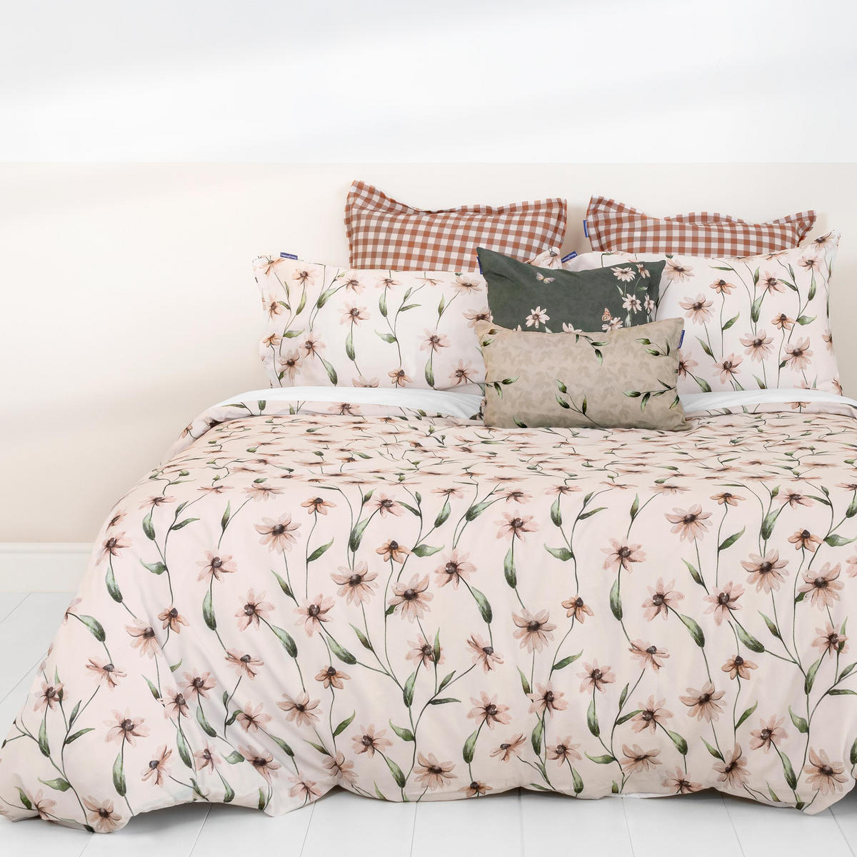 BETTBEZUG tinny bloom 155x220 cm (komfortgrösse) mehrfarbig - Multicolor, Textil (155/220cm) - Happy Friday