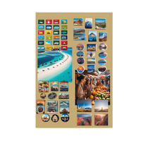 MAGNETTAFEL Klein & Groß Gold 100x80 cm - Magnetisches Stahlboard für Magnete, Fotos und Notizen, Beschreibbar - Goldfarben, Metall (80/100/0.7cm) - ANWICAR