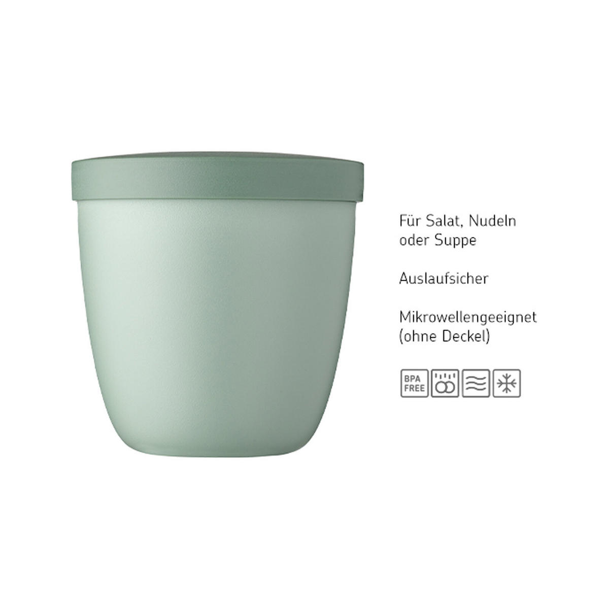 SNACKPOT Ellipse Vivid Blue 500 ml - Dunkelblau, Kunststoff (10.7/10.8/10.7cm) - Mepal