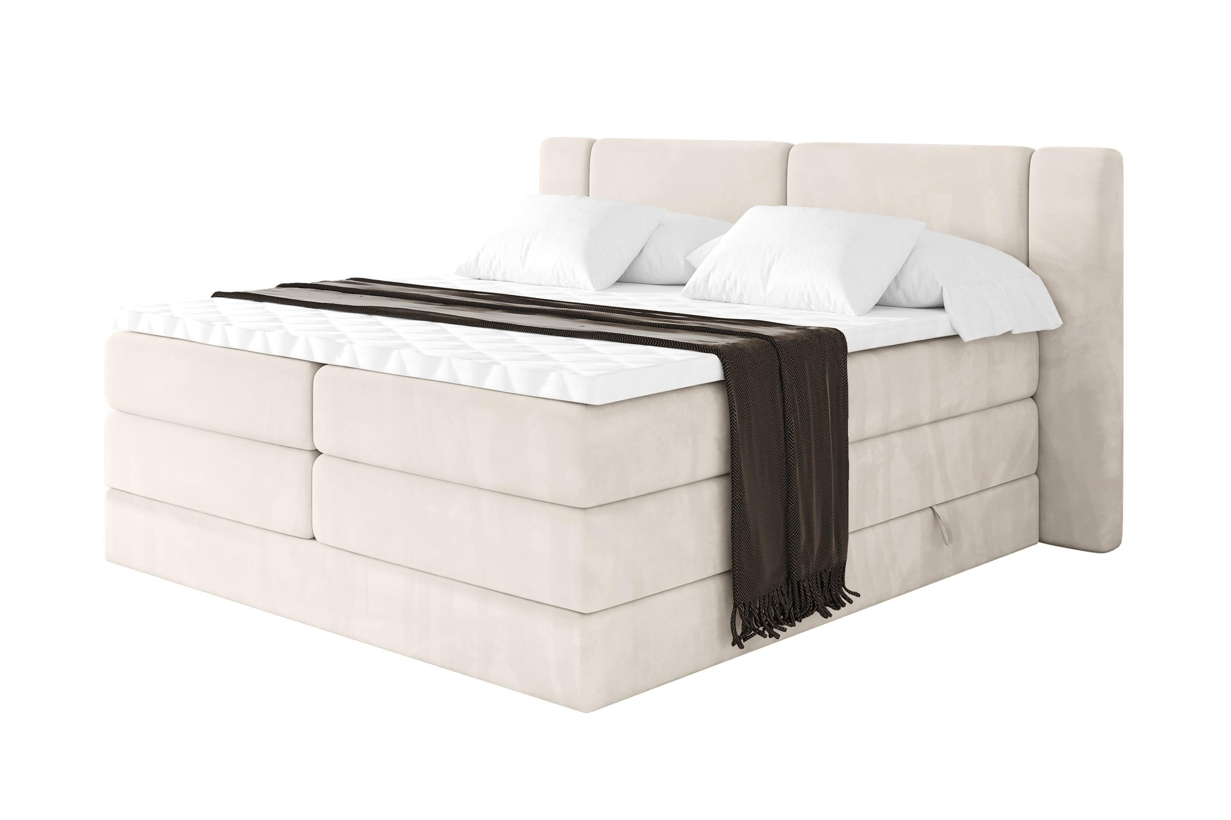 ALTDECOR POSTEL boxspring s matracemi H3/H4 - EVON KING - 120x200 cm Béžová