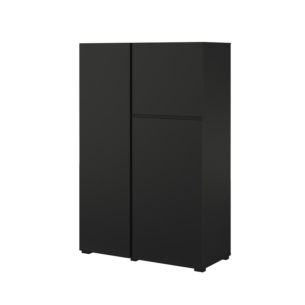 SIDEBOARD Maxis Schwarz - Schwarz, Holzwerkstoff (92/139/40cm) - Petits-meubles