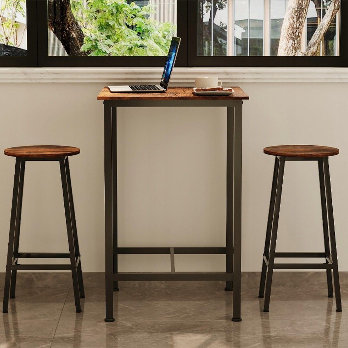 BARTISCH, braun - Braun, Holzwerkstoff (28/48/14cm)