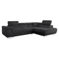 ECKSOFA Torezio, Seite: Rechts - Anthrazit, Holz/Textil (274/203cm) - MIRJAN24