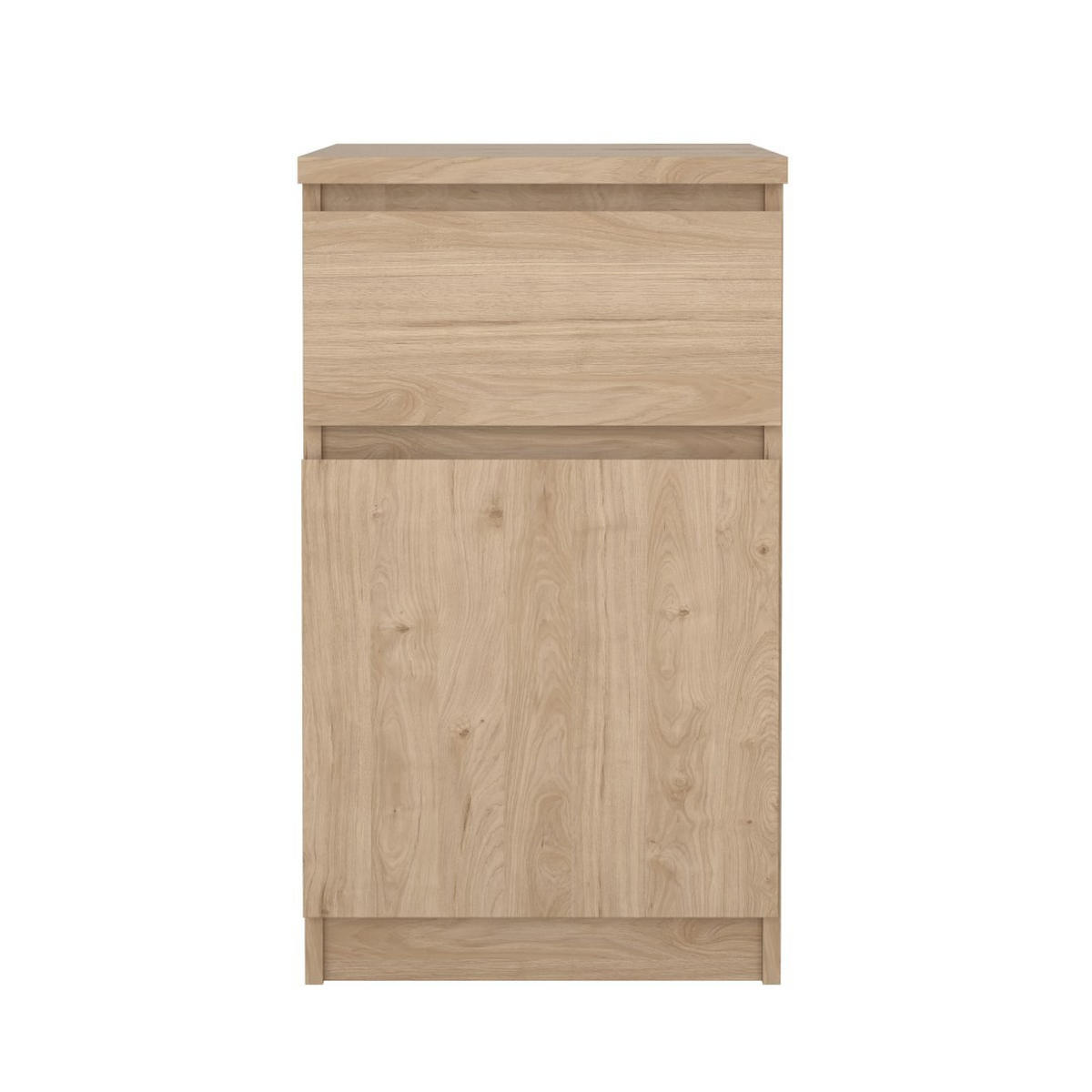 NACHTTISCH, Naia, Nussbaum, Holzwerkstoff / Metall, 41 x 40 x 70 cm - Nussbaumfarben, Holzwerkstoff/Metall (41/70/40cm) - ebuy24