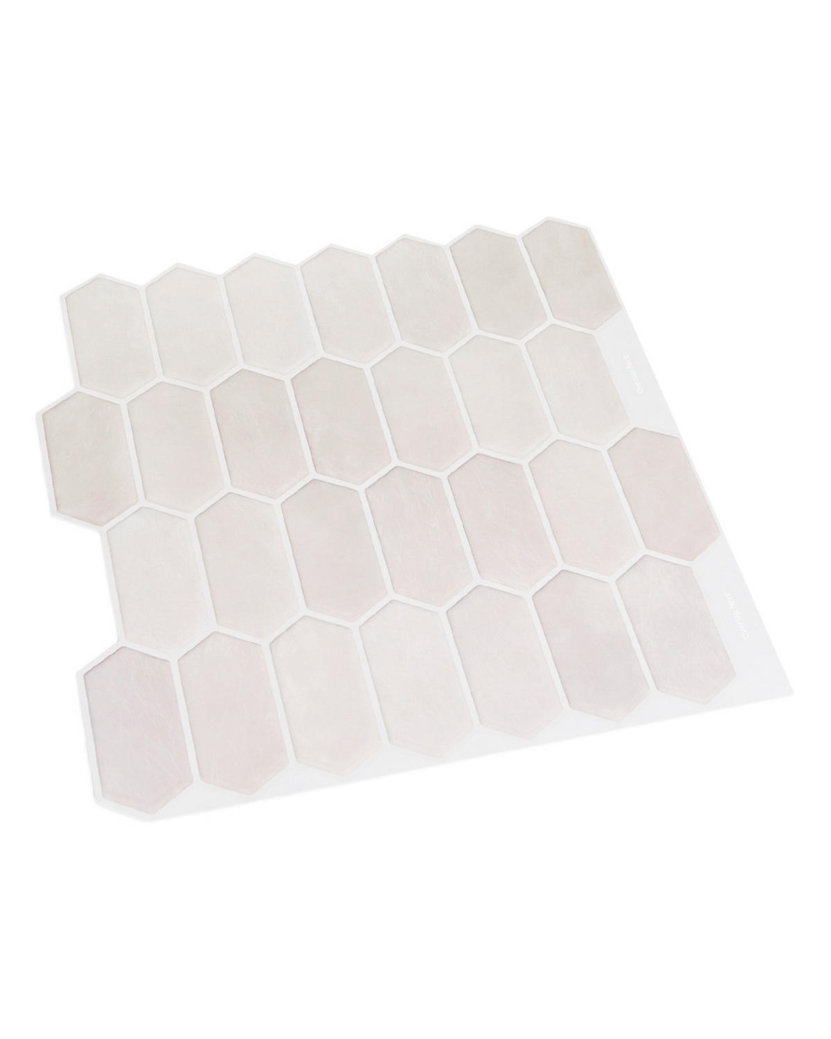 FLIESENAUFKLEBER 1 Stück 30,5 x 30,5 cm Selbstklebende Fliesen - Pera Rosa - Rosa, Kunststoff (30.5/0.12/30.5cm) - Mazovia