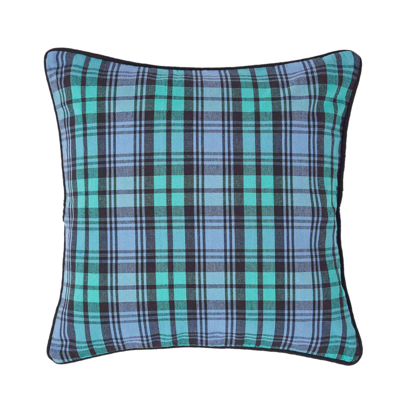 KISSENHÜLLE Black Watch Schottenkaro 45/45 cm - Blau, Textil (45/45cm) - Homescapes
