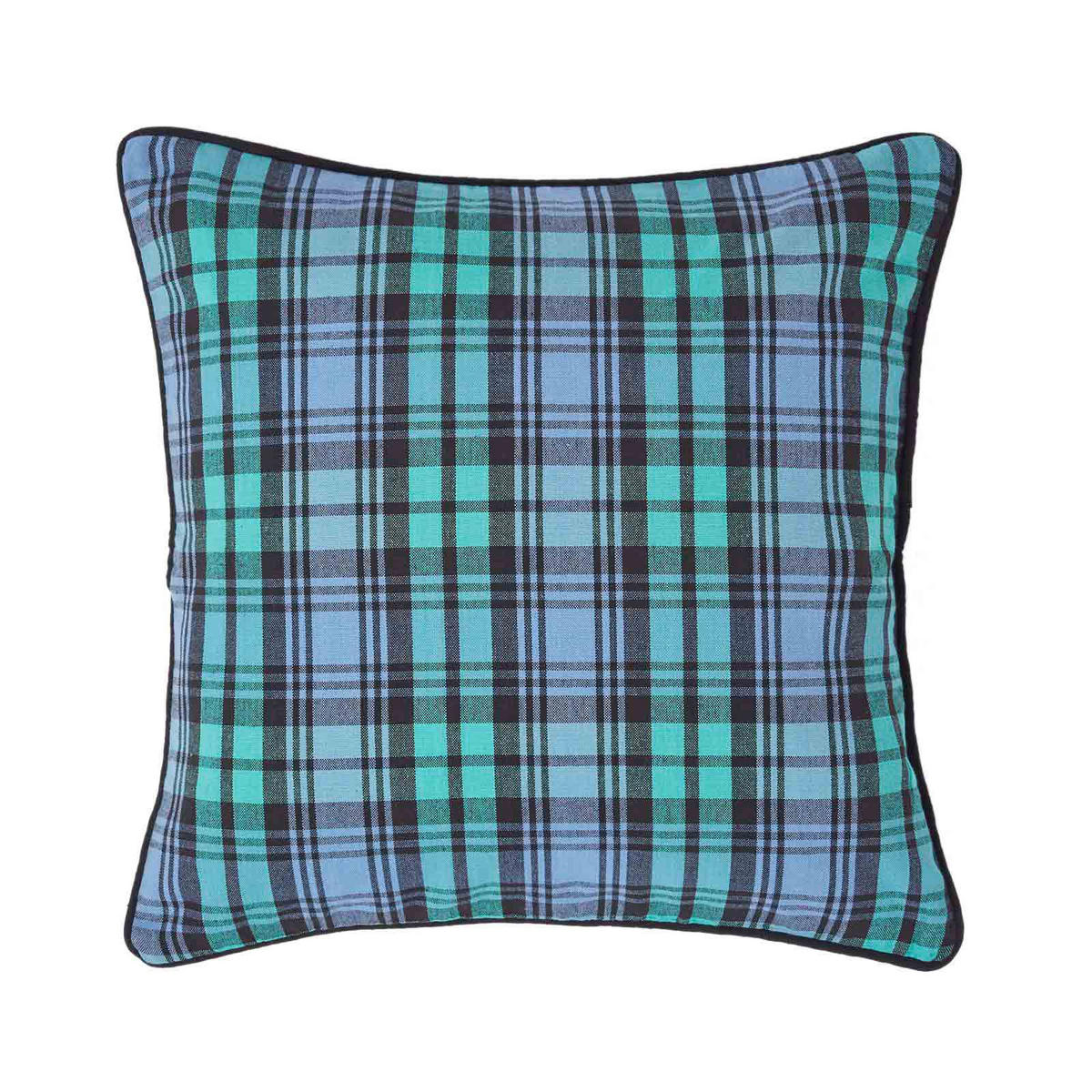 KISSENHÜLLE Black Watch Schottenkaro 45/45 cm - Blau, Textil (45/45cm) - Homescapes