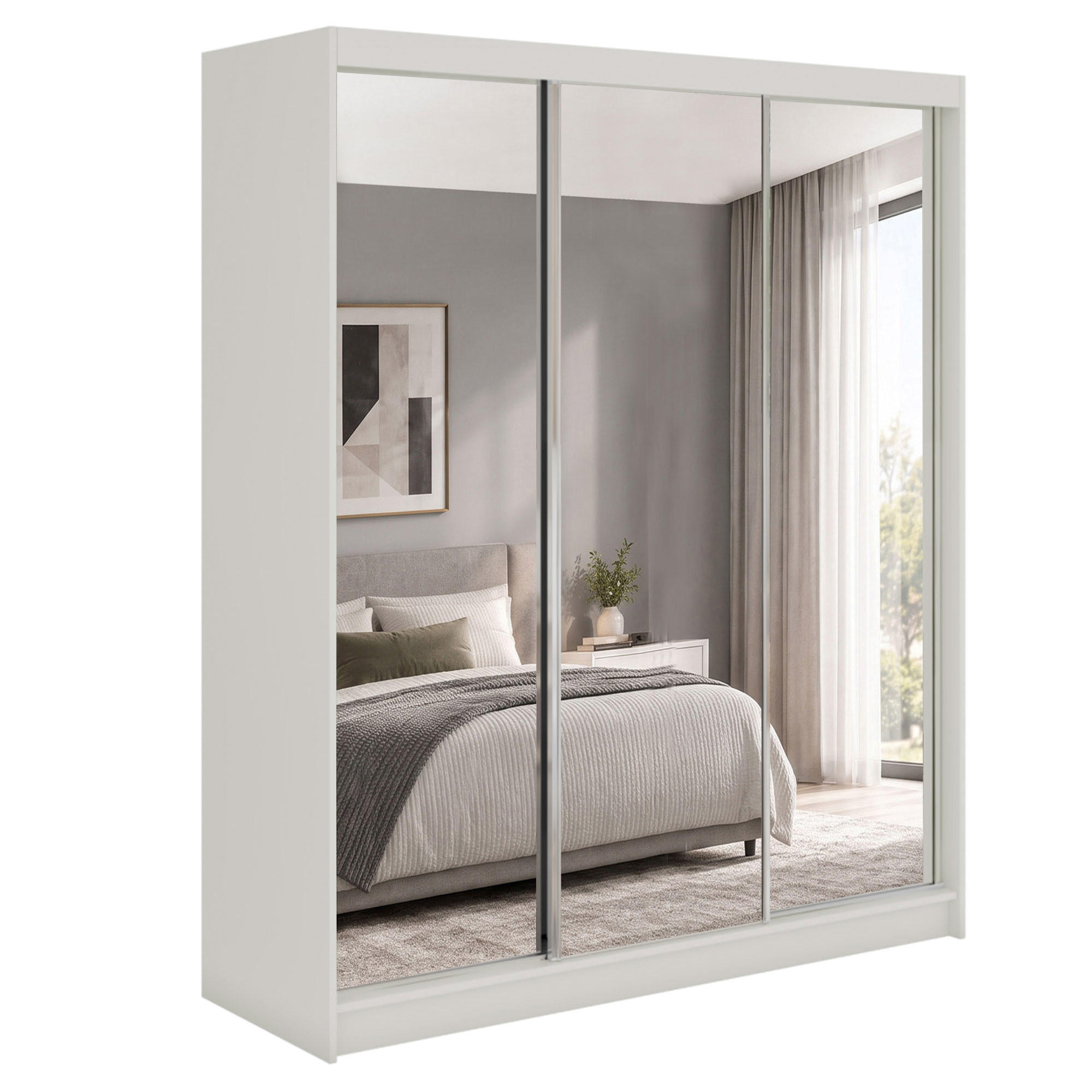 Beautysofa Schwebetürenschrank Kaschmir 180x216x61 cm
