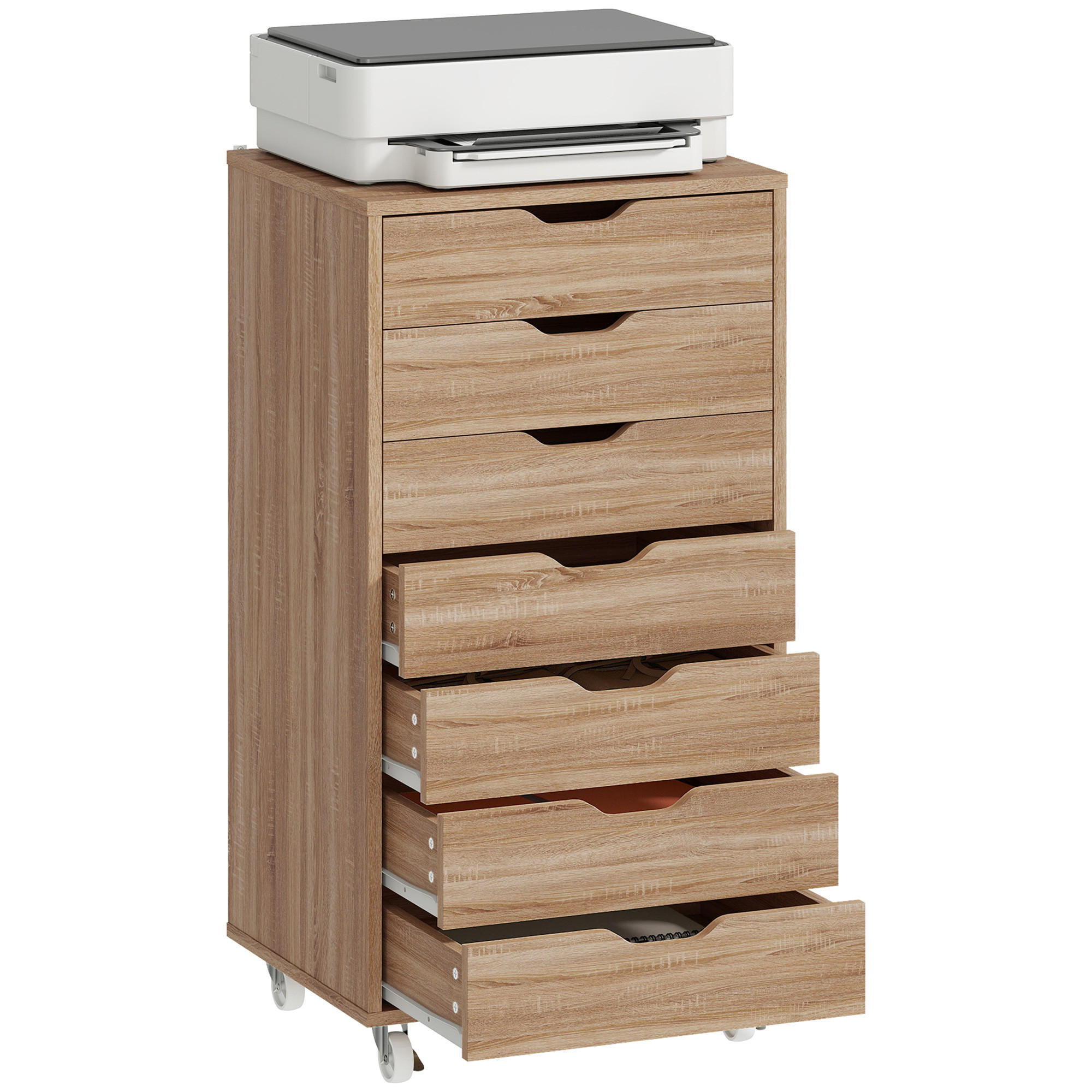 XXXLutz Büroschrank Eiche 39.5x90x47.5 cm
