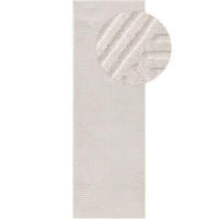 OUTDOORLÄUFER Mars Cream 80x240 cm - Creme, Textil (80/240cm) - benuta Pop