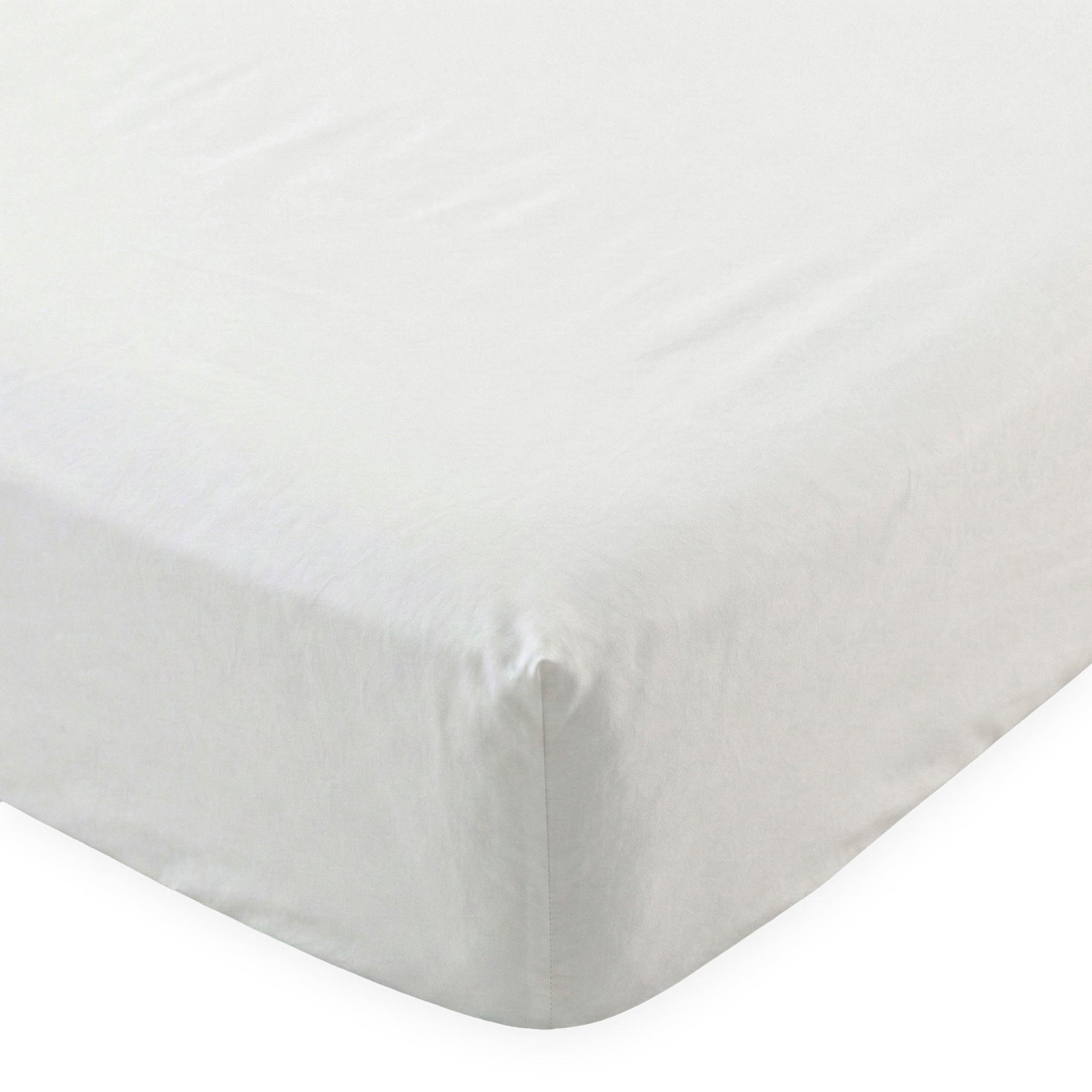 SPANNBETTLAKEN Basic percal Weiss 90x200x32 cm (Bett 90) - Weiß, Textil (90/200cm) - Happy Friday