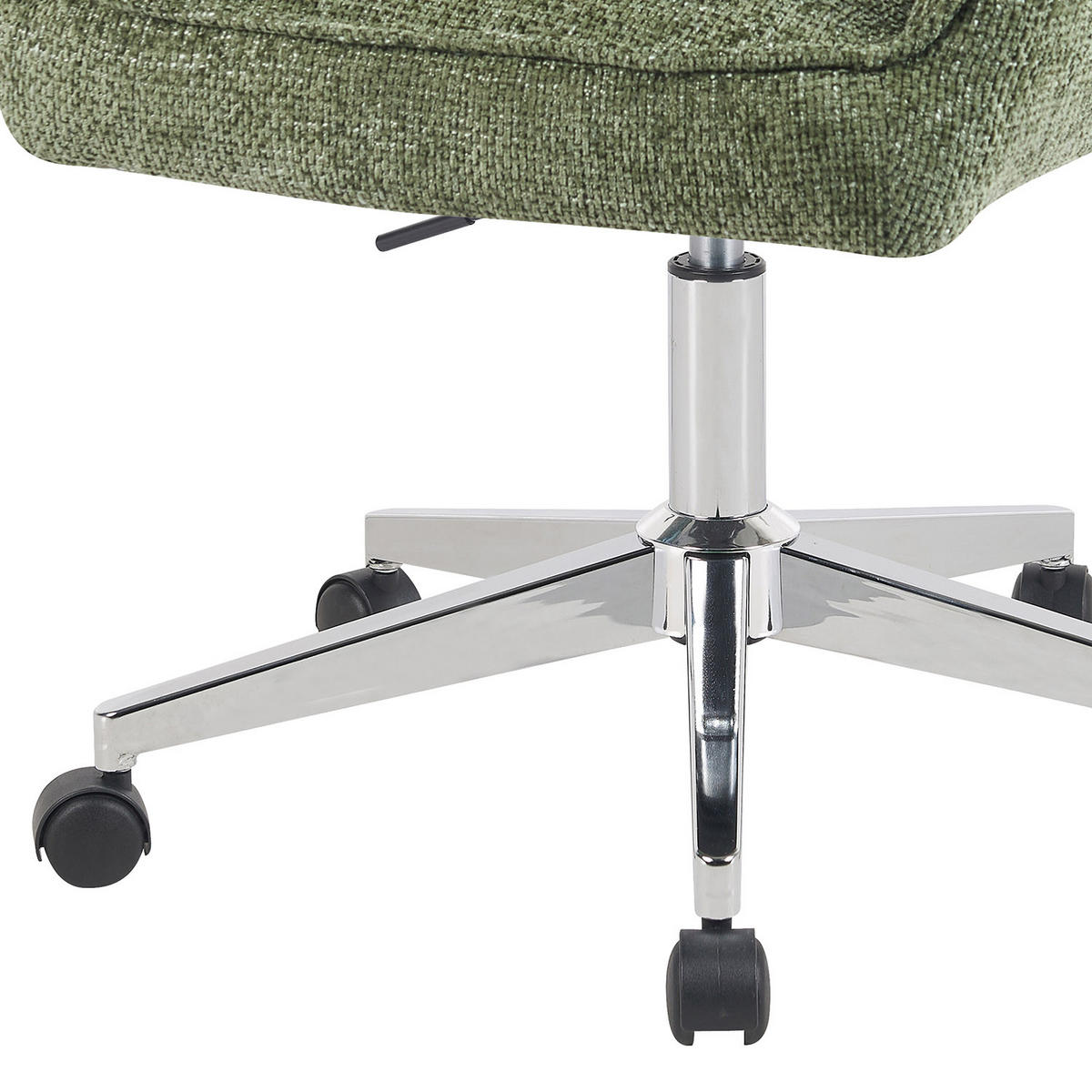 BÜROSTUHL Mika-Tabea - Chromfarben/Grün, Textil/Metall (59/81/66cm) - DUBI Möbel