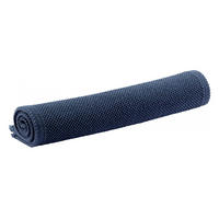 BADEMATTE Etia tintenblau 54 x 110 cm - Dunkelblau, Textil (54/110cm) - Vivaraise