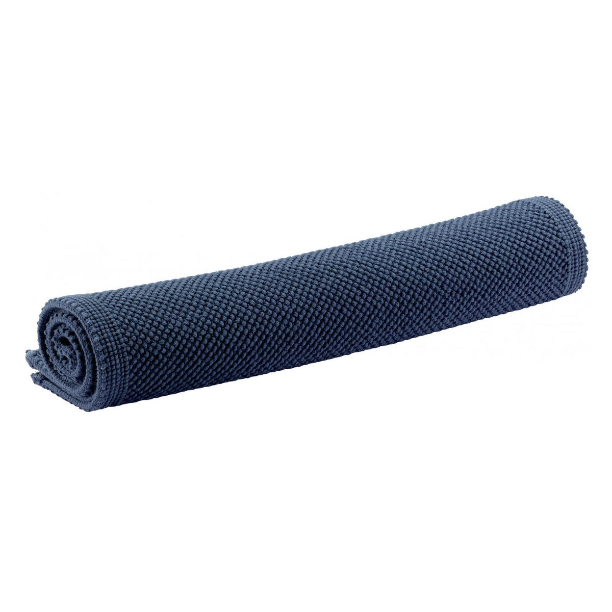 BADEMATTE Etia tintenblau 54 x 110 cm - Dunkelblau, Textil (54/110cm) - Vivaraise