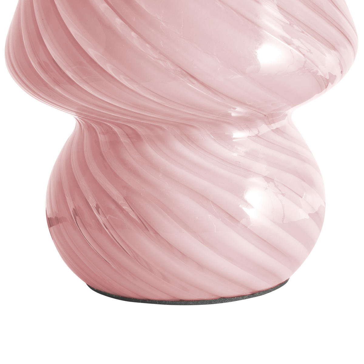 TISCHLEUCHTE Rosa Lobo - Pink, Glas (14/14/18cm) - Beliani
