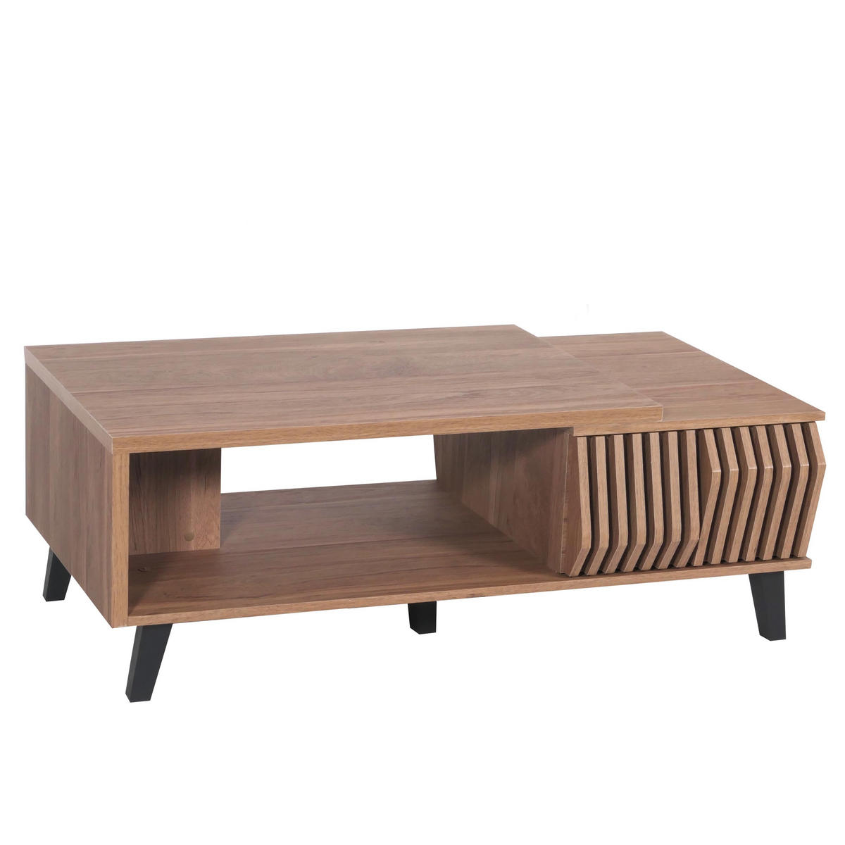 COUCHTISCH rechteckig Braun - Braun, Holz (65/120/44cm) - MCW