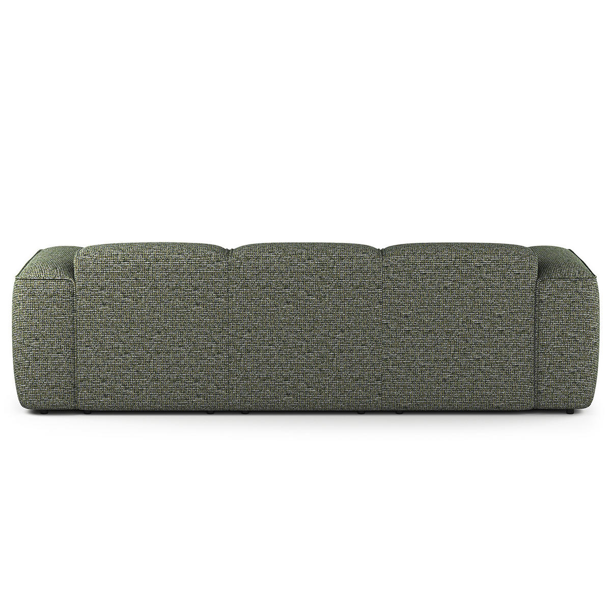 3-SITZER ECKSOFA mit Longchair - Schwarz/Grün, Kunststoff/Textil (251/173cm) - home24