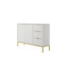 KOMMODE Austin 40/100,4/150 - Goldfarben/Weiß, Holzwerkstoff (40/100/150cm) - RAUMHIRSCH FURNITURE