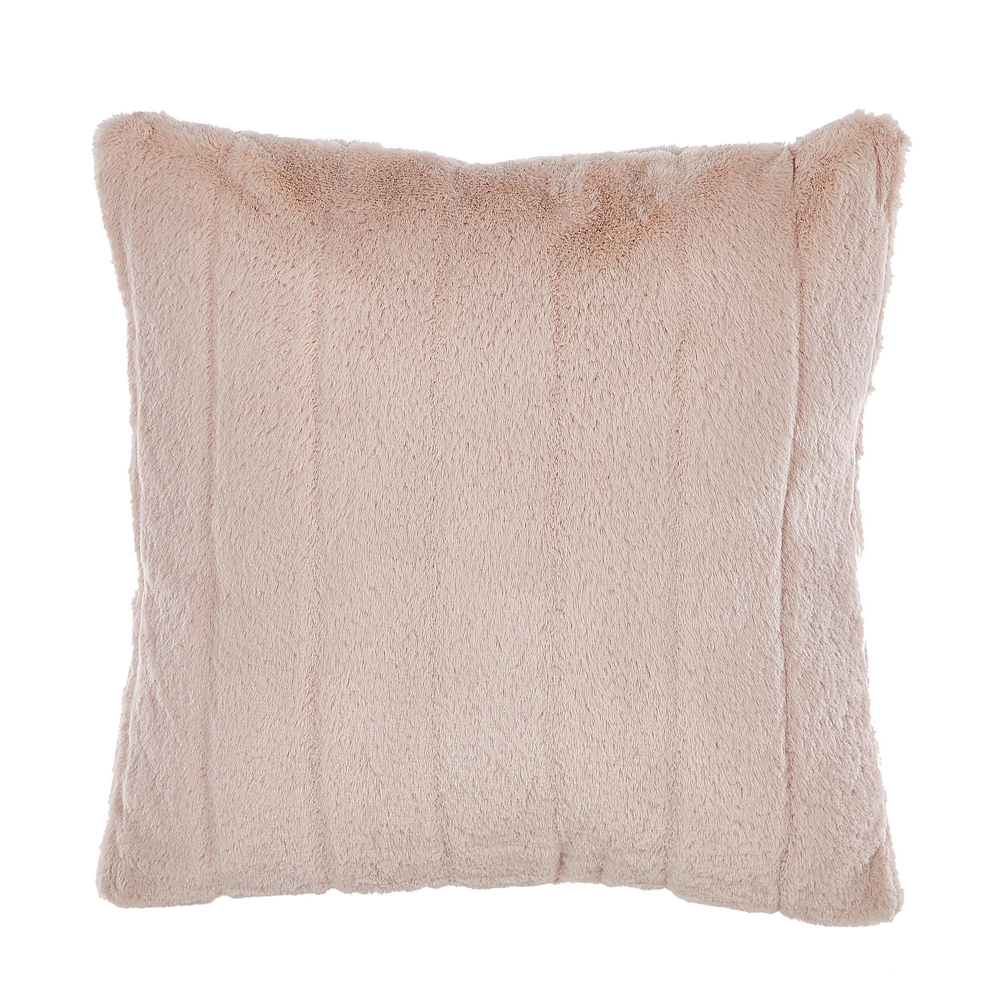 DEKOKISSEN 2er-Set Pastellrosa 45/45 cm Pumila - Pink, Textil (45/45cm) - Beliani