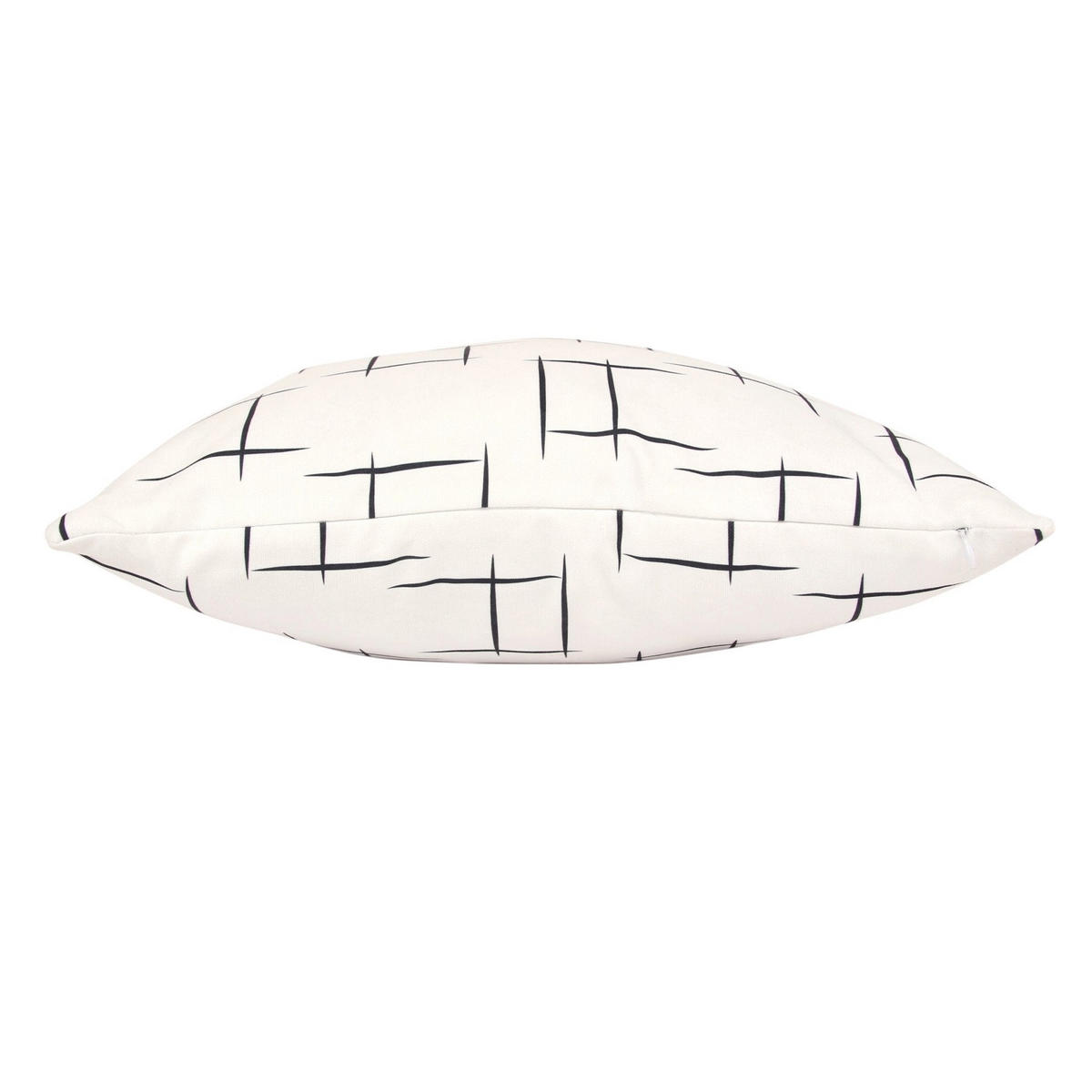 DEKOKISSEN Stripe 45x45 cm mit Füllung - Weiß, Textil (45/45cm) - Deco-Raum