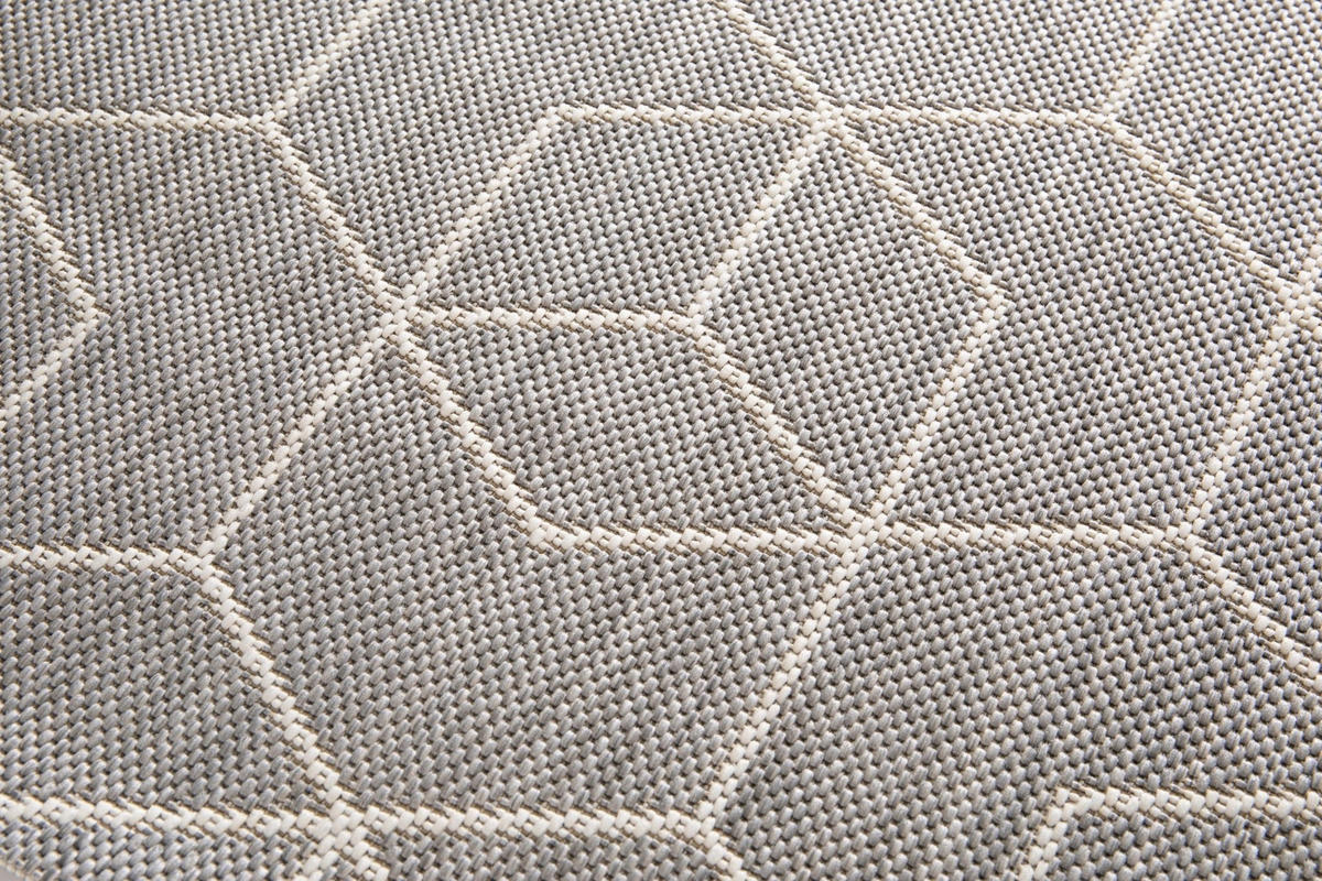 TEPPICH für Innen- und Außenbereiche grau - Grau, Textil (160/230cm) - AFK Living