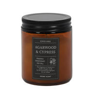 DUFTKERZE 30 Std. Brenndauer Home Scent 7,2/7,2/8,8 cm - Braun, Paraffin (7.2/8.8cm) - Home Styling Collection