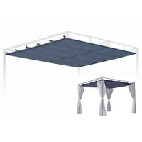 ERSATZDACH Flachdachpergola Firenze 3x3 Meter Grau - Grau, Textil (288/1/288cm) - QUICK STAR