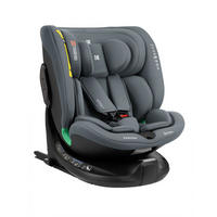 KINDERSITZ i-Tour i-Size dunkelgrau (40-150 cm) Gruppe 0+/1/2/3, Isofix, drehbar - Grau, Kunststoff (44/56/50cm) - Kikka boo