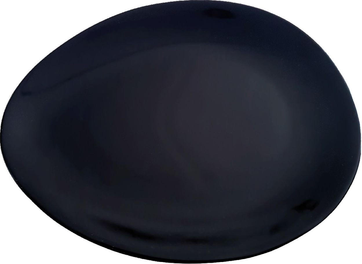 TELLER Set 2 tlg. schwarz - Multicolor/Schwarz, Keramik (17cm) - Luigi Colani Porzellan