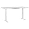 SCHREIBTISCH weiß 180/72 cm elektrisch höhenverstellbar Destin III - Weiß, Holz (72/180/63cm) - Beliani