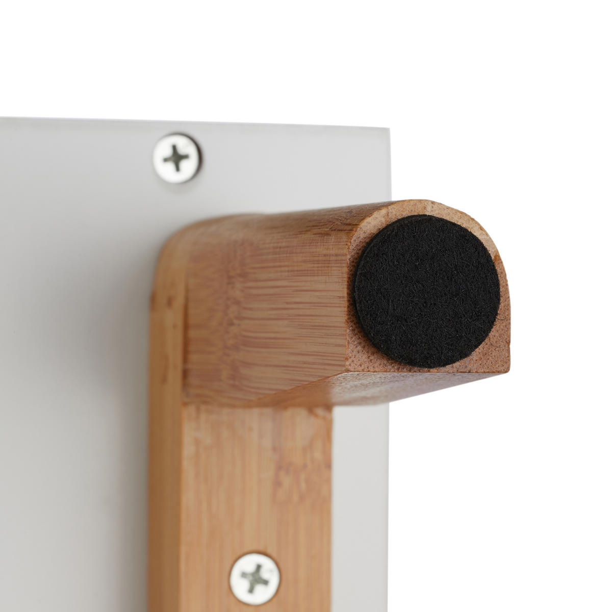 240XFILZGLEITER - Schwarz, Textil (20/20cm) - Relaxdays