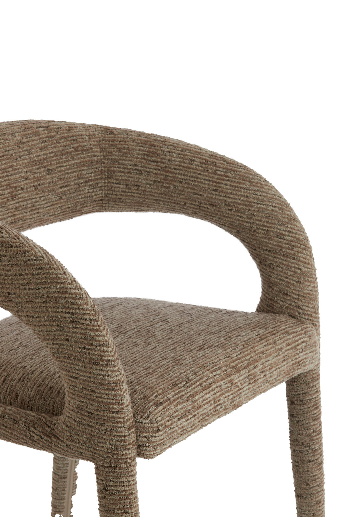 ESSZIMMERSTUHL Kyran Braun 58/57/78 cm - Braun, Textil (57/78/58cm) - Light & Living