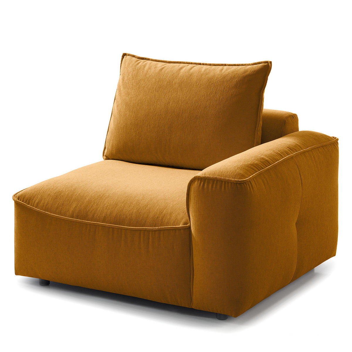 MODULSESSEL - Orange, Holz/Textil (104/82/99cm) - home24