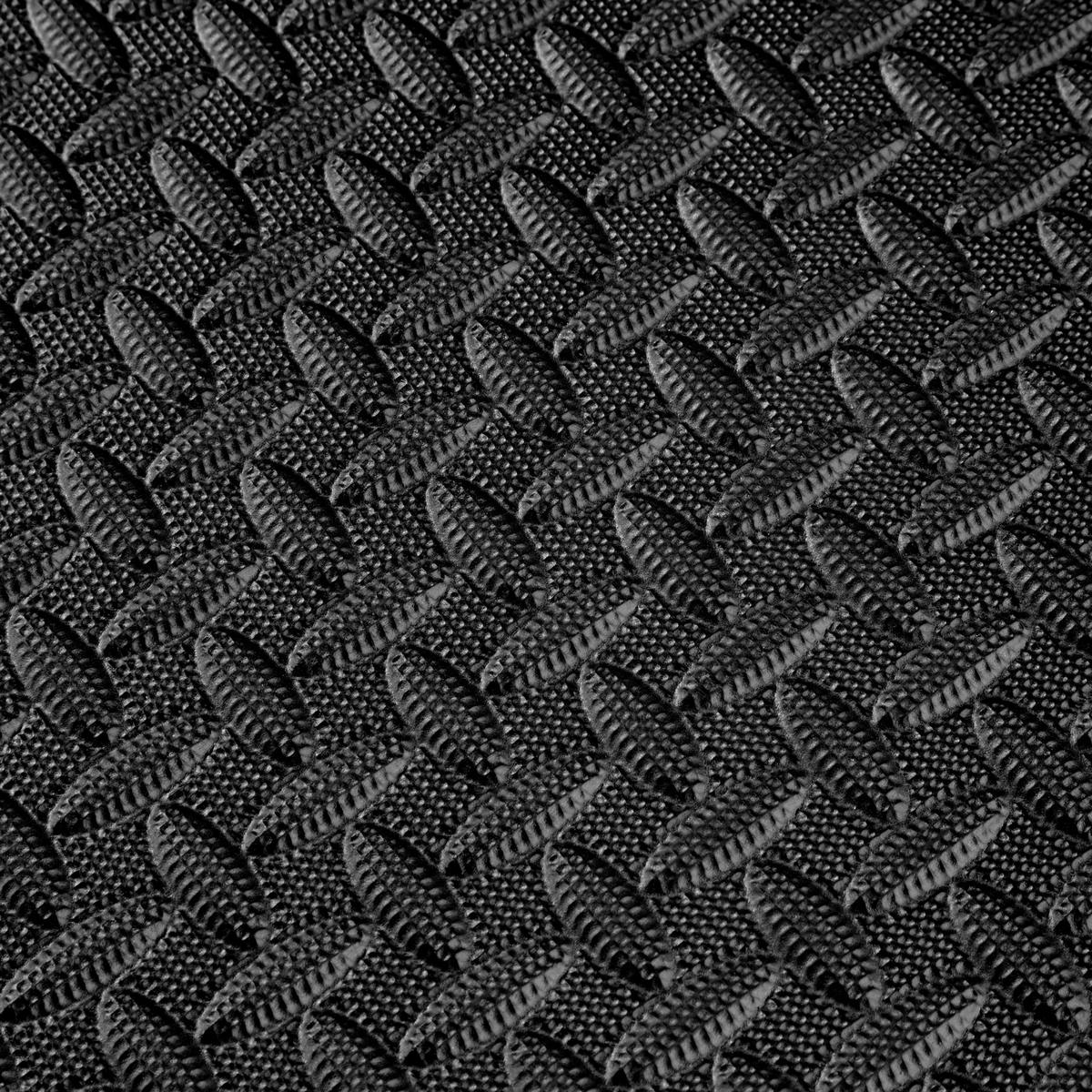 SCHUTZMATTENSET ,leichte Reinigung und flexibel erweiterbar,schwarz - Schwarz, Kunststoff (246/362cm) - tectake