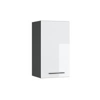 HÄNGESCHRANK Fame-Line Weiß Hochglanz 40 cm - Weiß Hochglanz/Anthrazit, Holzwerkstoff (40/72/34.1cm) - Vicco