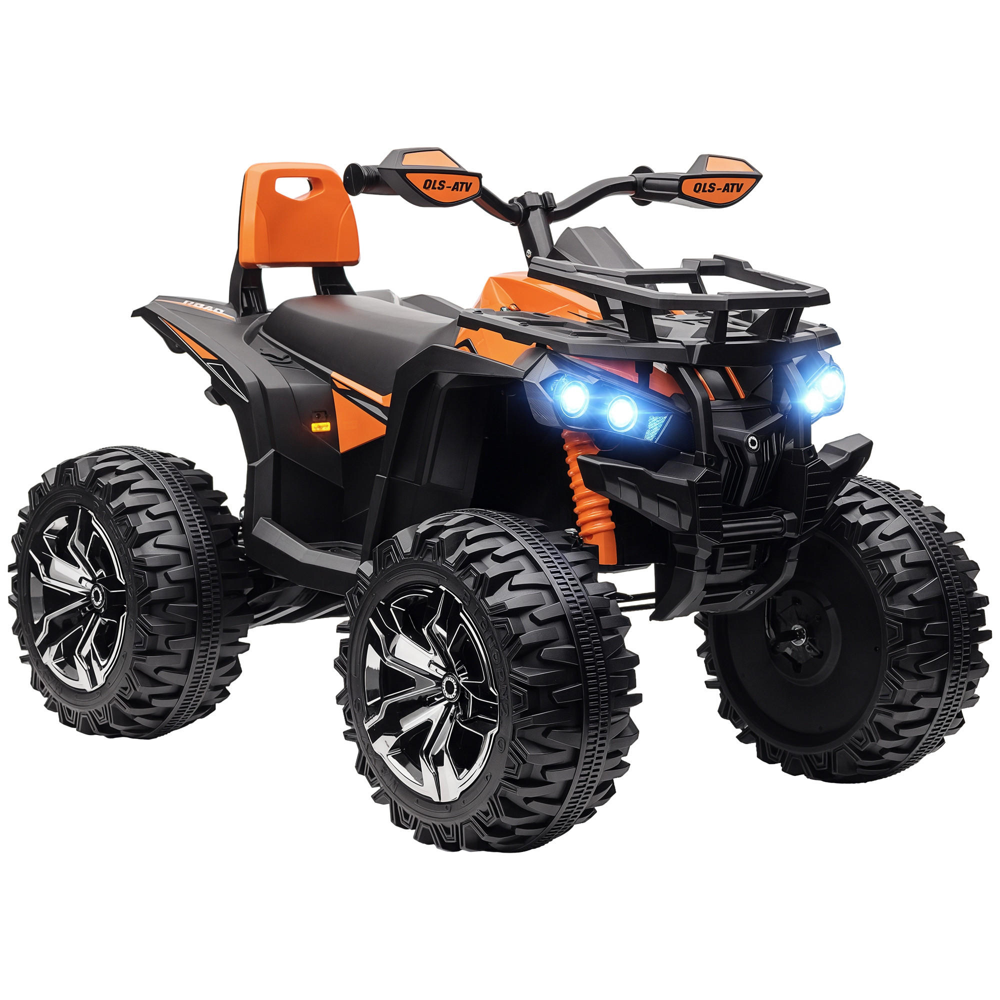 KINDERFAHRZEUG DE-06149 mit MP3-Musikplayer und Scheinwerfer Orange - Orange, Kunststoff/Metall (100/65/73cm) - ComfortXL