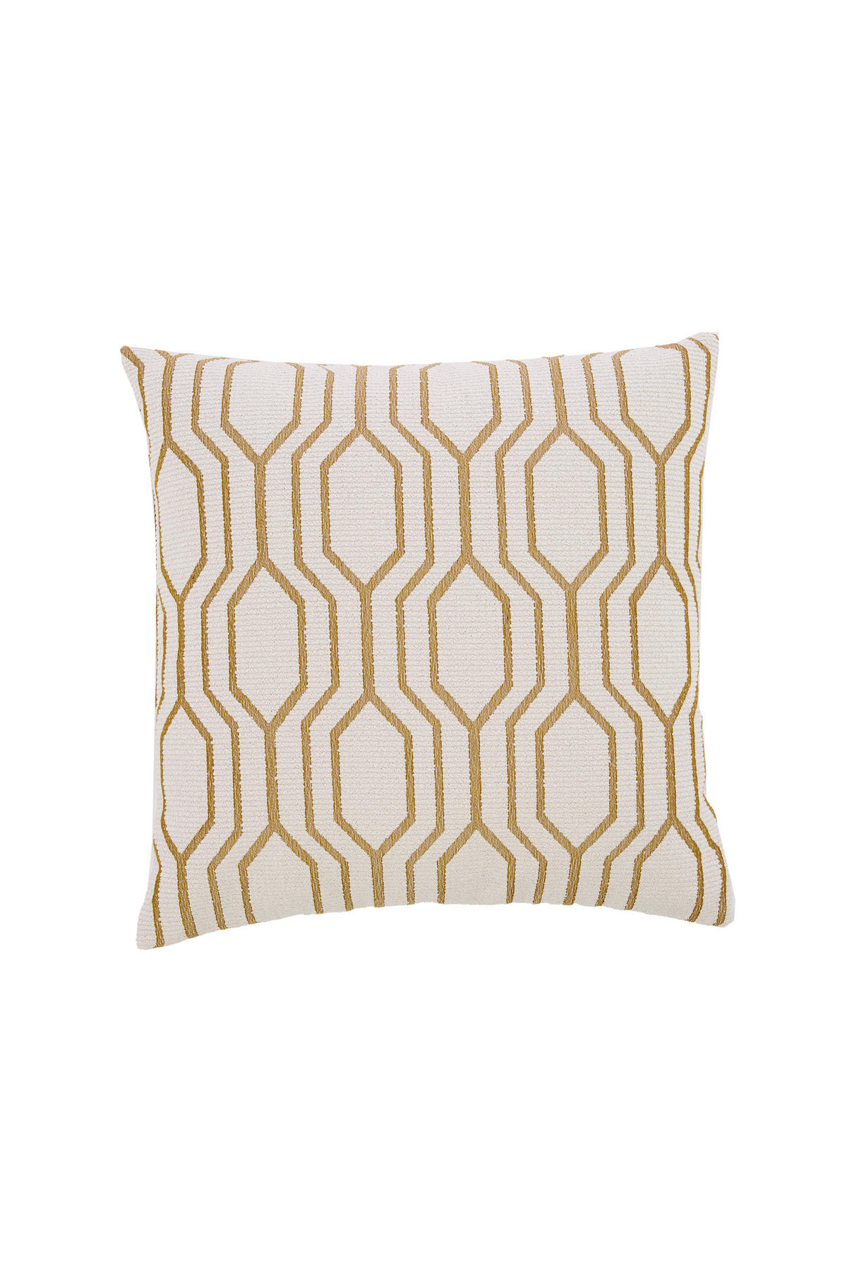 DEKOKISSEN Joplin Weiß 45/45/10 cm - Weiß, Textil (45/45cm) - Light & Living