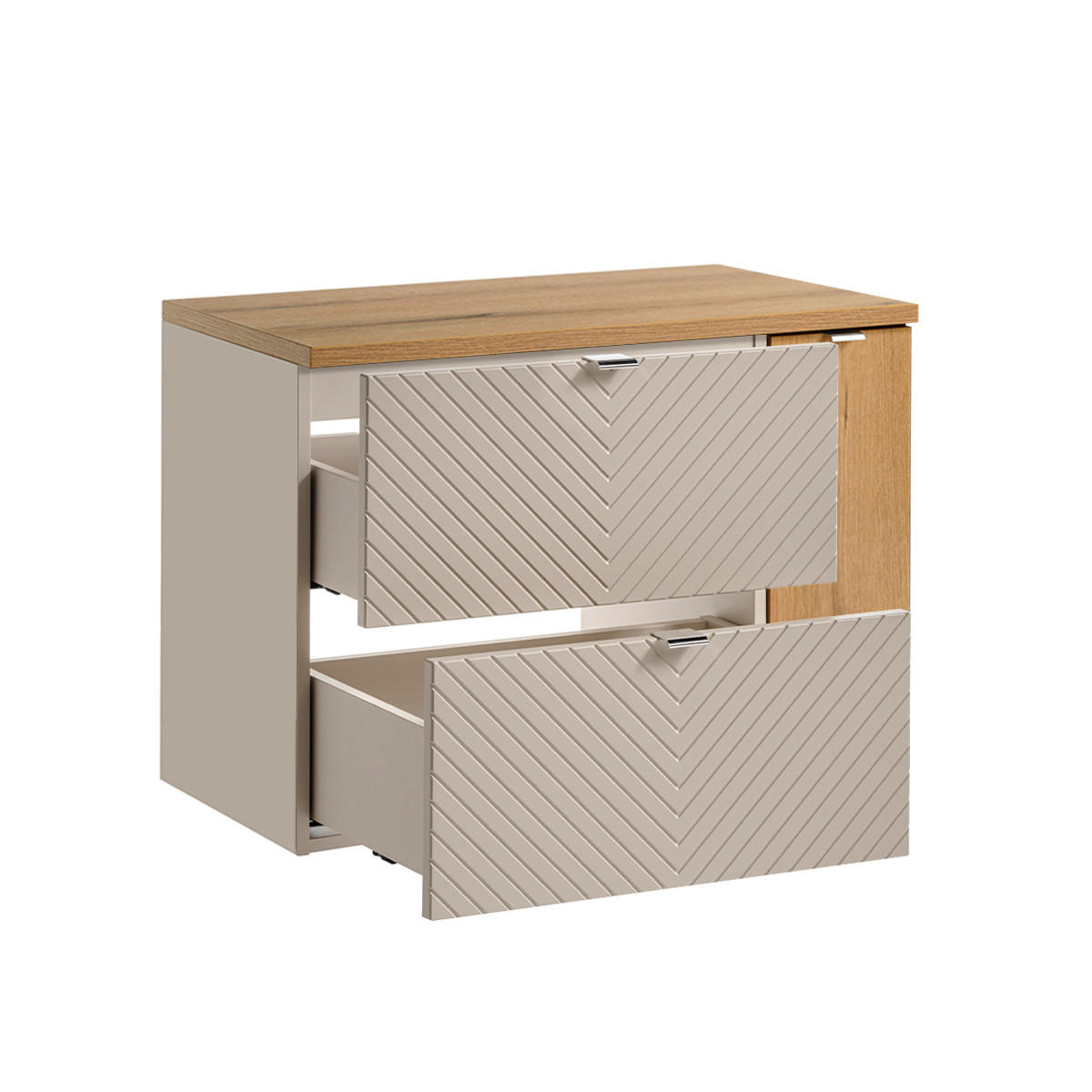 WASCHTISCHUNTERSCHRANK 80.4cm Manoa Kaschmir - Beige, Holzwerkstoff (80.4/59/40cm) - Petits-meubles