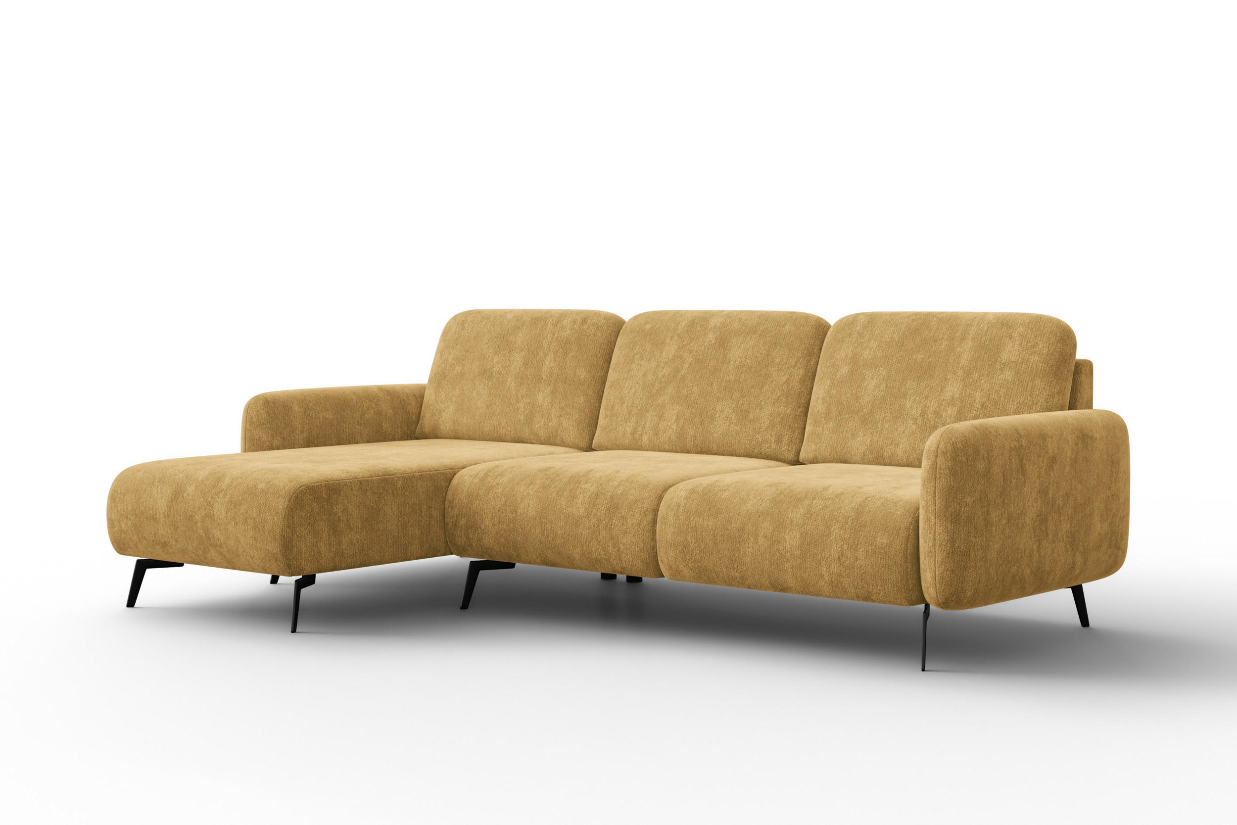 Wozimo Ecksofa Gelb 264x157 cm