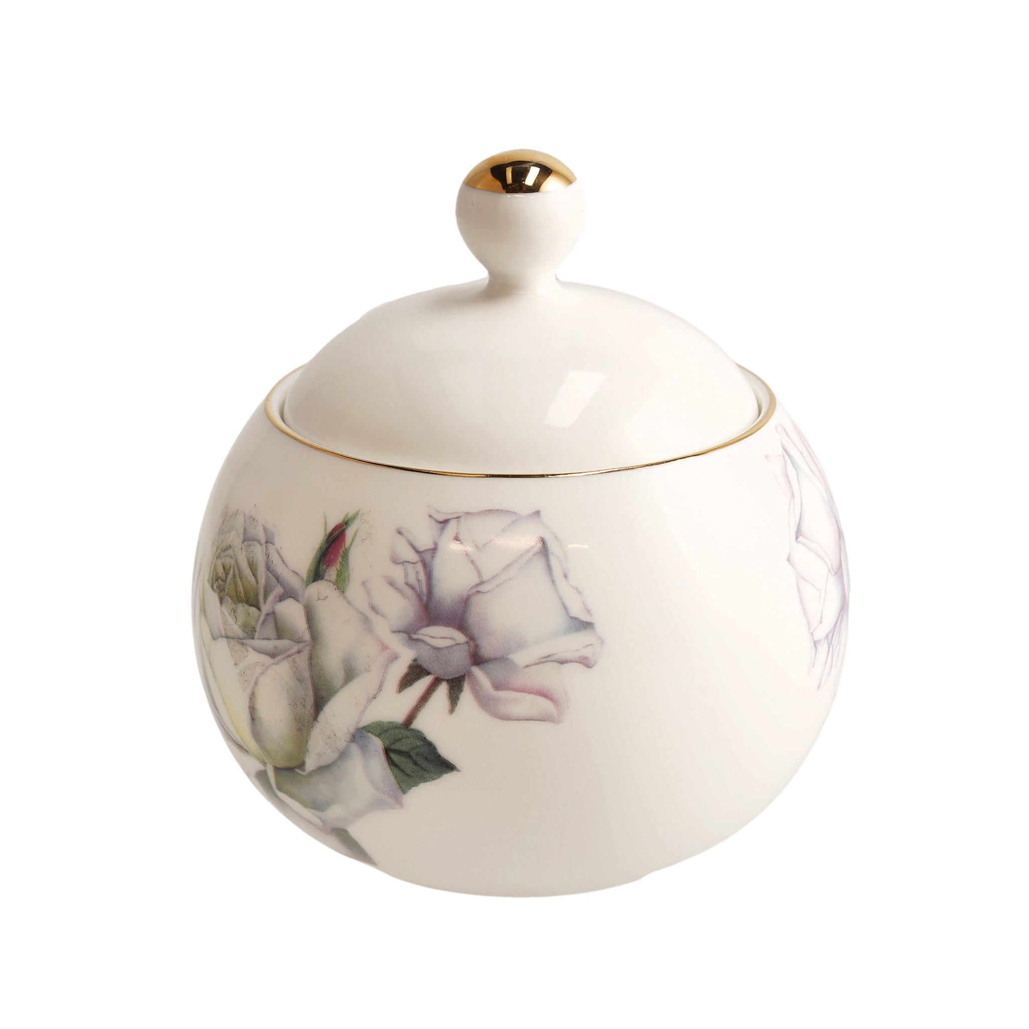 ZUCKERDOSE Arrosa - Weiß, Keramik (10/11cm) - home&you