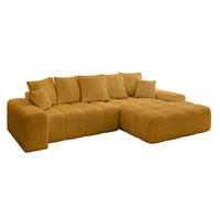 ECKSOFA Ottomane Rechts ENSI-L - 267x164x88 cm Currygelb - Currygelb, Holzwerkstoff/Kunststoff (164/267cm) - ALTDECOR
