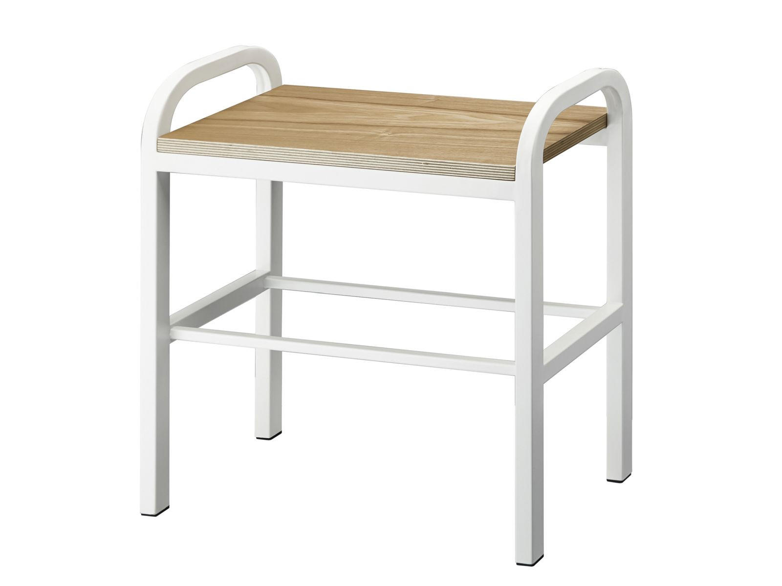 Thumbnail - Yamazaki Schuhregal, Weiß, Metall, Echtholz, 19x46x48 cm, Garderobe, Schuhaufbewahrung, Schuhregale