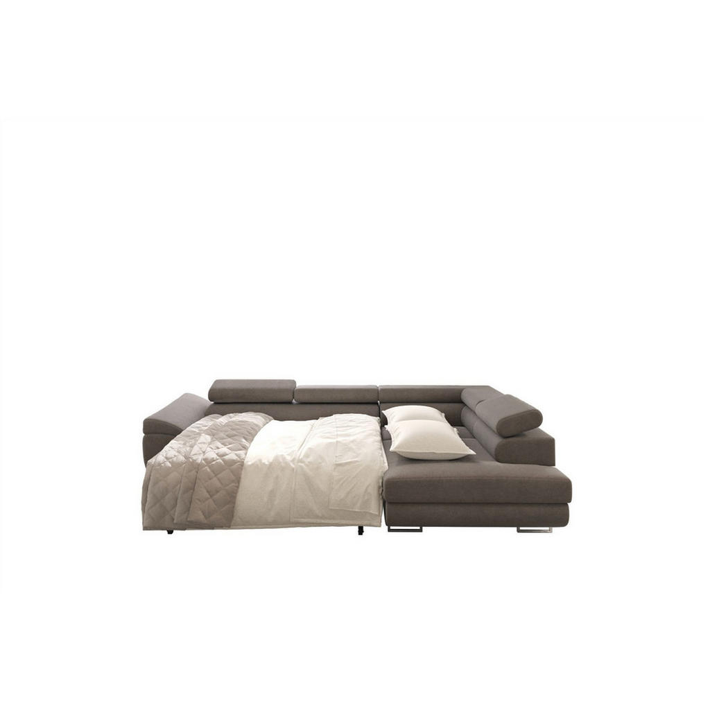 Thumbnail - Fun Möbel Ecksofa, Orange, Textil, Ottomane rechts, 275x202 cm, Wohnzimmer, Sofas & Couches, Wohnlandschaften, Ecksofas
