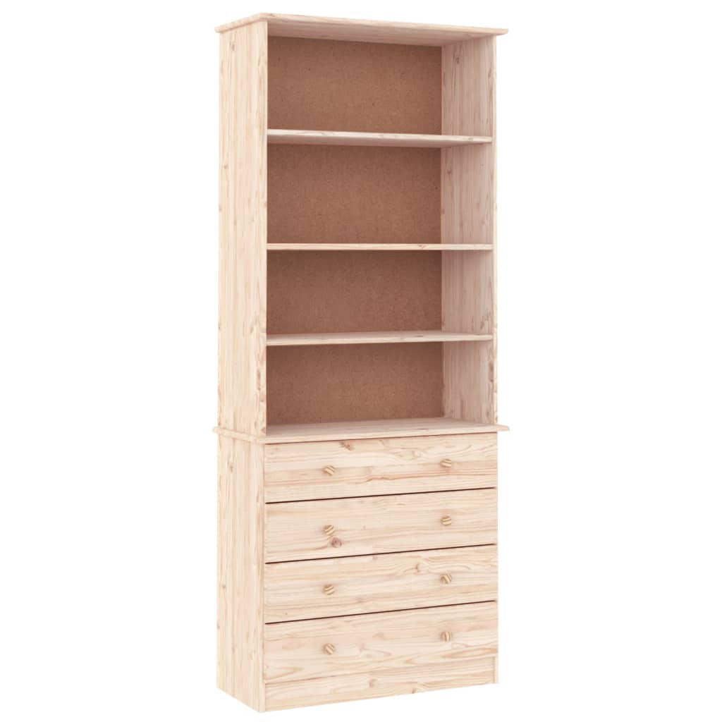 vidaXL Bücherregal Braun 35x186.5x77 cm