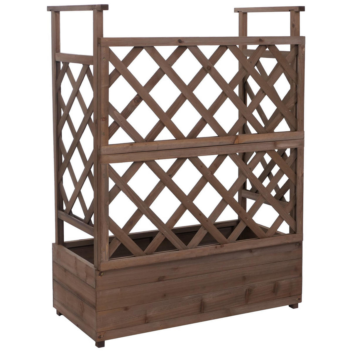 HOCHBEET 114x85x44cm Braun - Braun, Holz (85/114/44cm) - PROREGAL