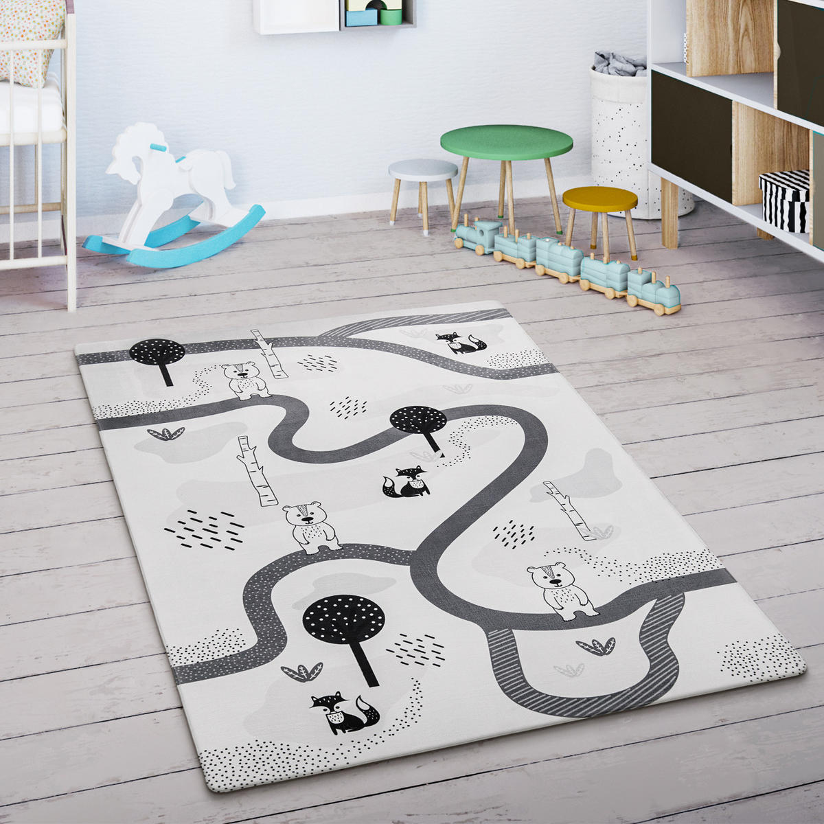 KINDERTEPPICH 120/160 cm Chicos 560 - Weiß, Textil (120/160cm) - Paco Home