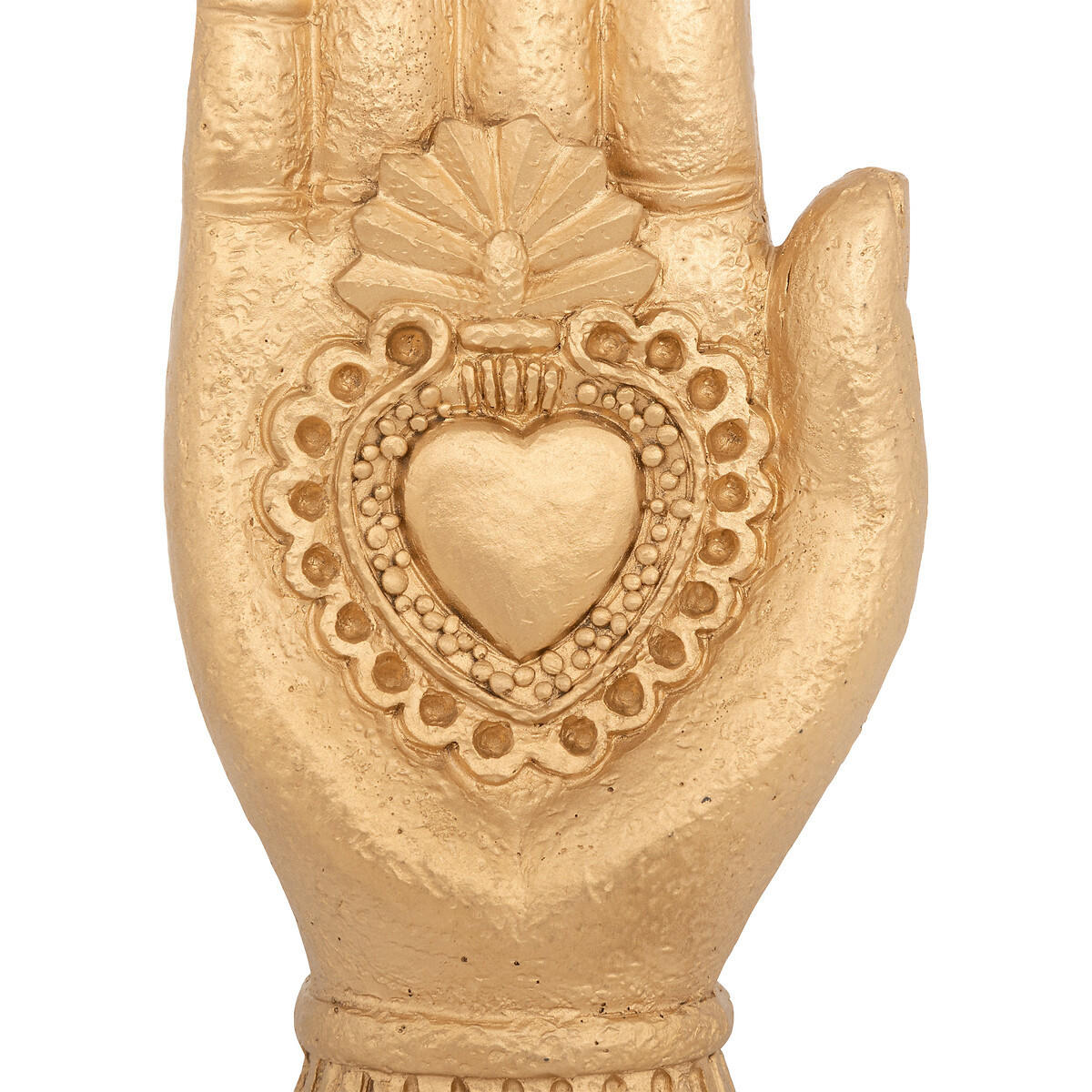 DEKOFIGUR Amira 16,5 cm - Goldfarben, Kunststoff (3.5/16.5/7.5cm) - Atmosphera Createur d´interieur