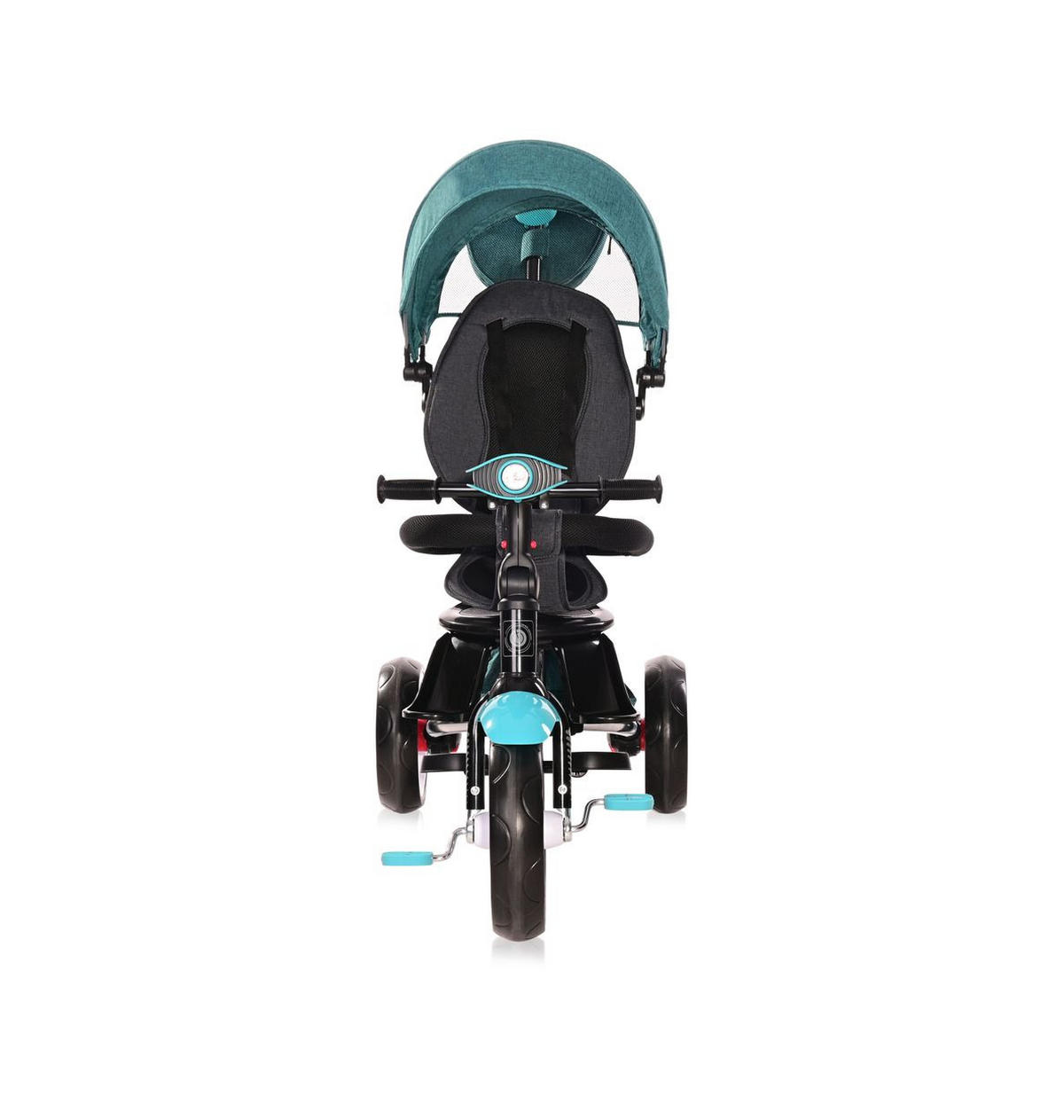 DREIRAD Enduro 4 in 1 drehbar tuerkis klappbar, Sitz drehbar, verstellbar, Licht - Türkis, Metall (114/49/104cm) - Lorelli