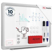 WHITEBOARD Magnetisch 30x40cm - EXPO Alurahmen - Weiß, Metall (30/40/1.6cm) - ALLboards