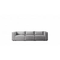 SOFA 3-sitzer Nevio - Grau, Holzwerkstoff/Textil (290/71/105cm) - Fun Möbel
